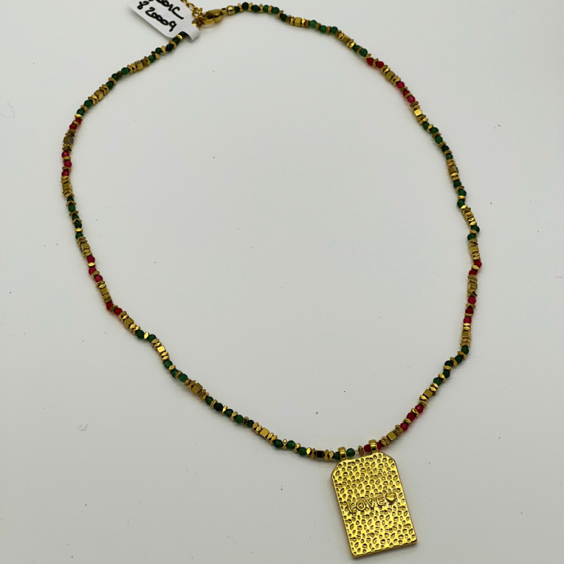 Collier cœur sacré