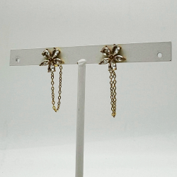 Boucles d'oreilles petites fleurs