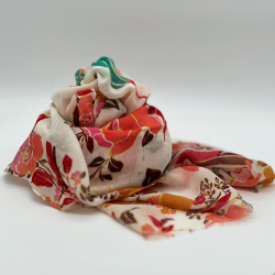 Foulard fleurs