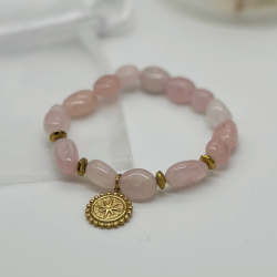 Bracelet quartz rose