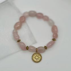 Bracelet quartz rose