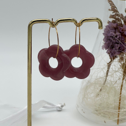 Boucles d'oreilles fleurs