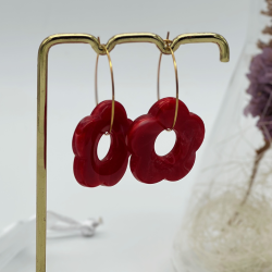 Boucles d'oreilles fleurs