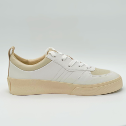 Baskets Armistice Lova femmes blanches et or