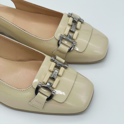 Mocassins Nero Giardini vernis beige